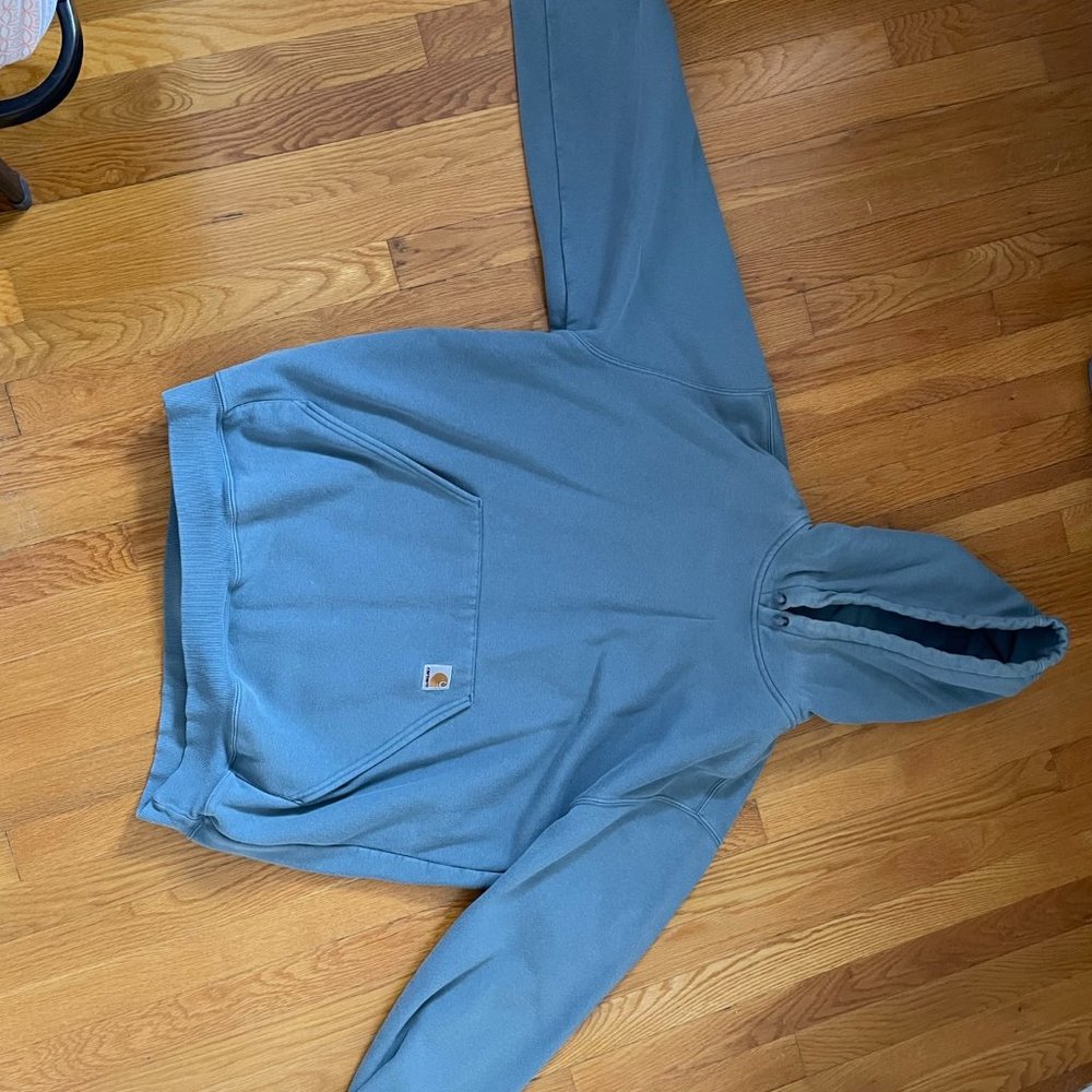 Light Blue Carhartt Hoodie - Size  Extra Large
